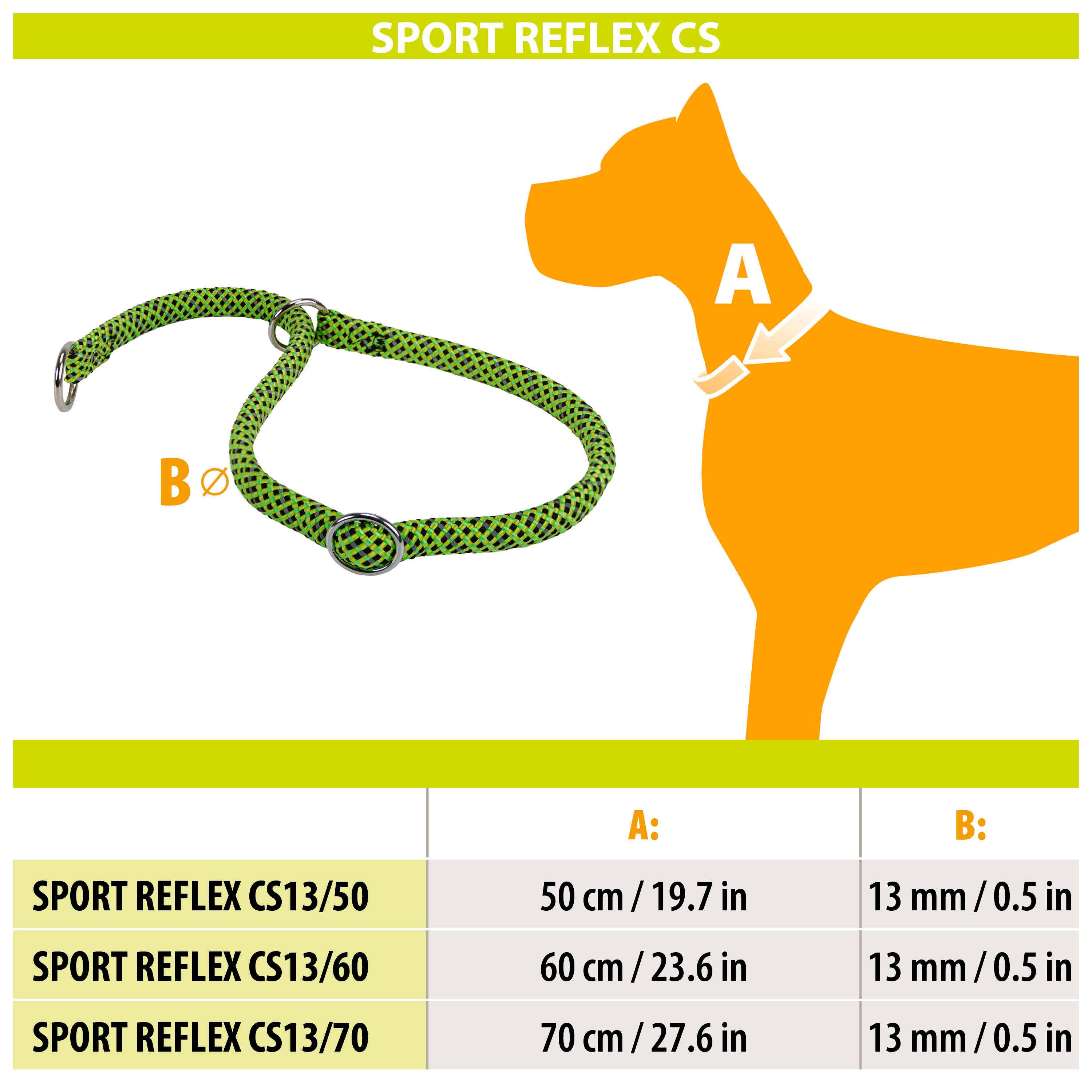 Ferplast - Ferplast Collier semi etrangleur Chiens SPORT REFLEX, Collier Chien, Collier dressage ajustable avec Anneaux Réglables, Collier en Cordon en nylon - Image 2
