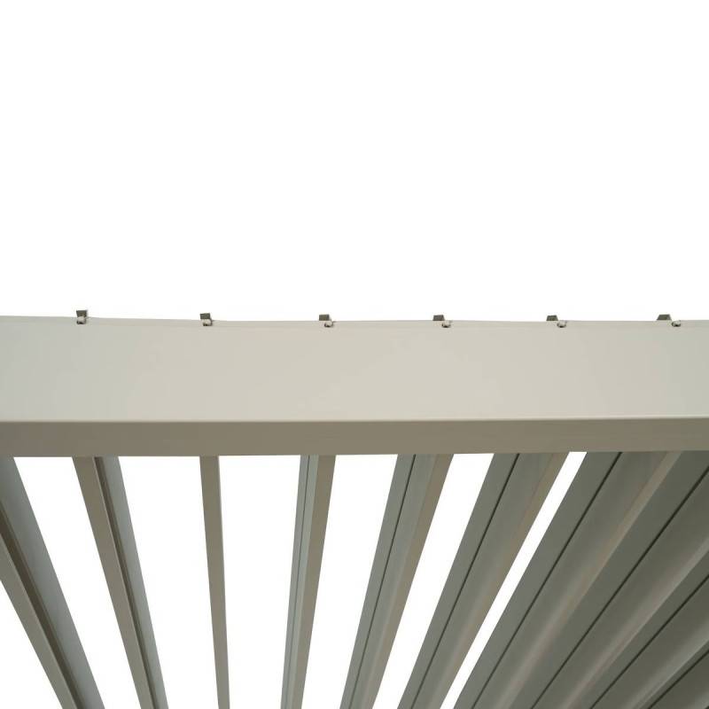 Hesperide - Pergola bioclimatique manuelle 4x3 m Evora argile Hespéride - Image 5