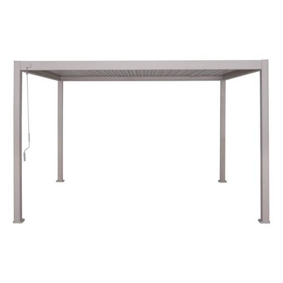 Hesperide - Pergola bioclimatique manuelle 4x3 m Evora argile Hespéride - Image 2