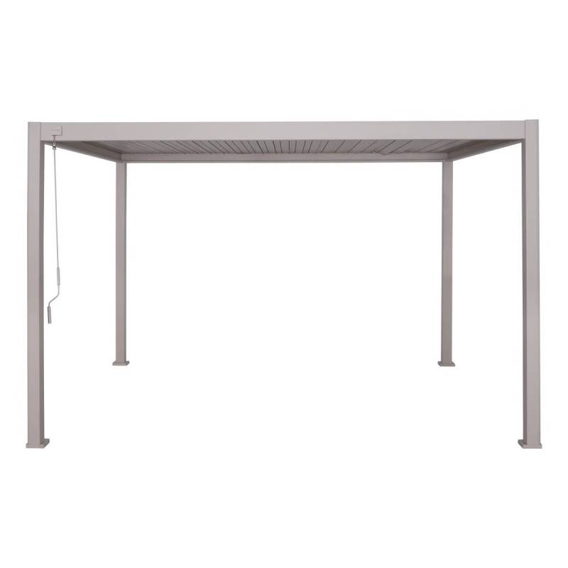Hesperide - Pergola bioclimatique manuelle 4x3 m Evora argile Hespéride - Image 2