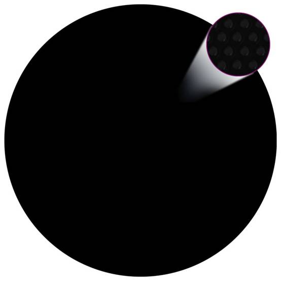 Vidaxl - Couverture De Piscine Noir 210 Cm Pe - Image 1