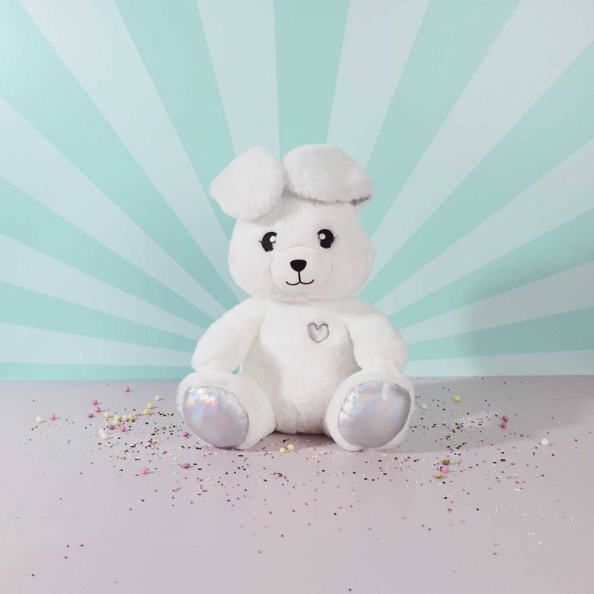 The Concept Factory - Peluche Animée Lapin "Kawaii" 30cm Blanc - Image 6