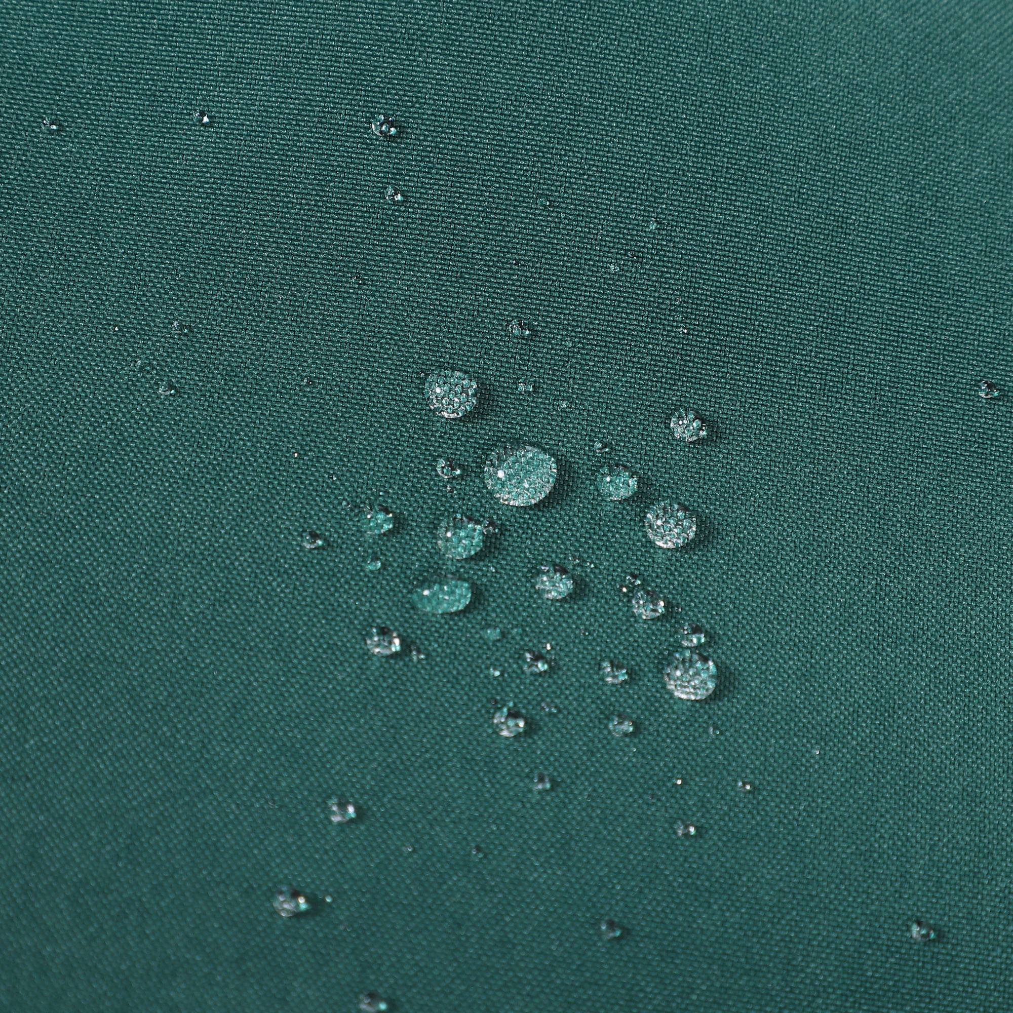 Parasol de jardin en aluminium vert, Ø 260 x 235 cm, inclinable, avec manivelle et 6 baleines métalliques, idéal pour terrasse ou balcon. - Image 10