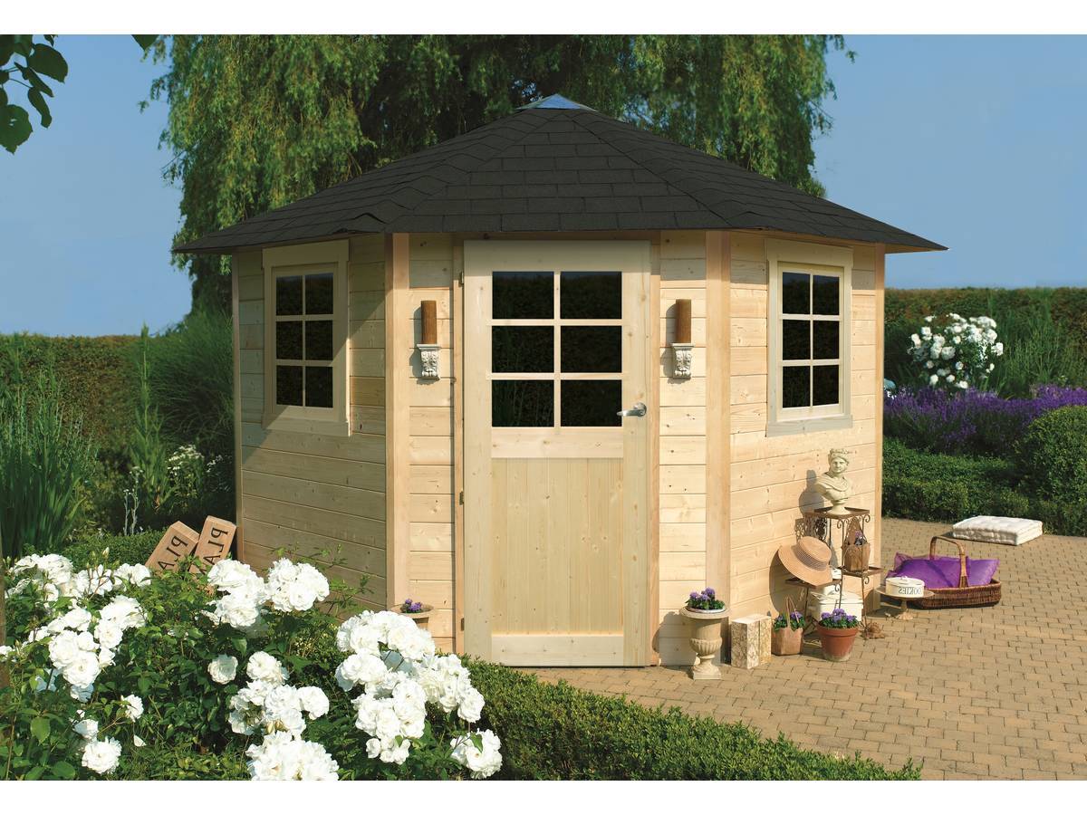 Habitat Et Jardin - Abri Jardin Bois "nancy" - 5.70 M2 - 2.55 X 2.55 X 2.75 M - 28 Mm -solid - Image 2