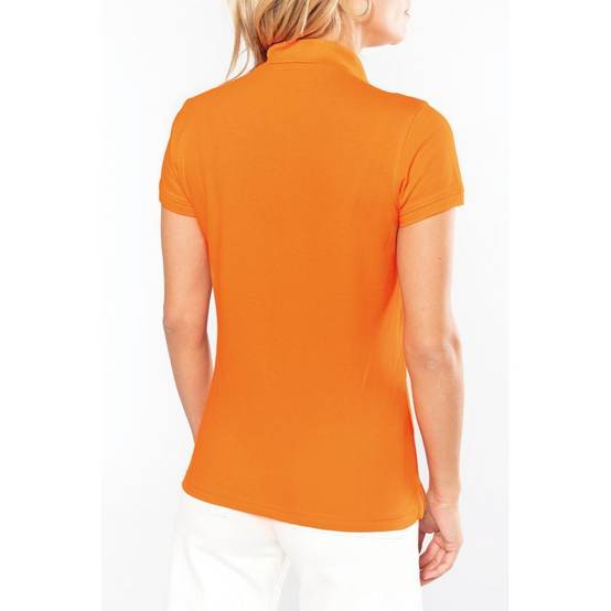 Polo de travail femme Kariban 100% coton Orange XL - Image 5