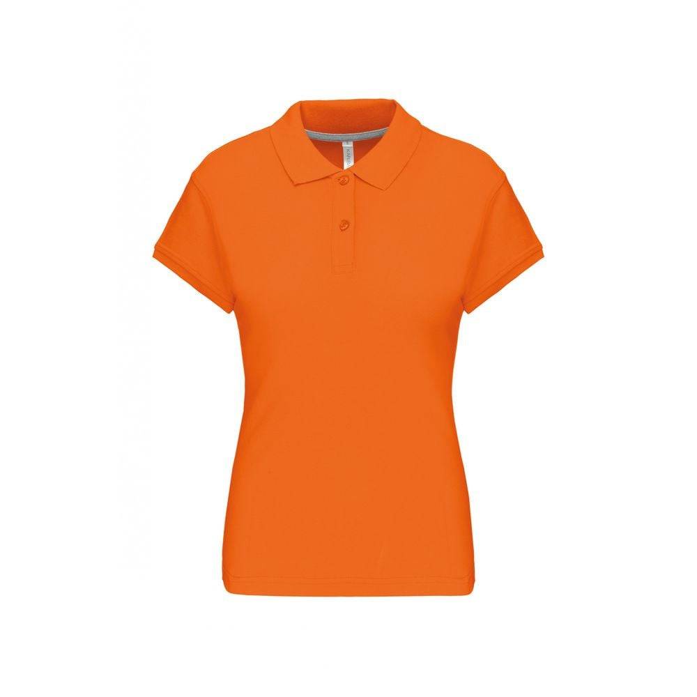 Polo de travail femme Kariban 100% coton Orange XL - Image 1