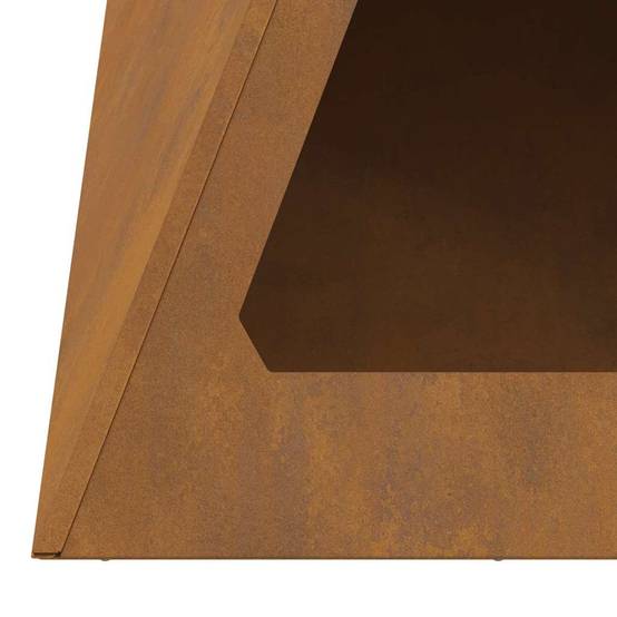 ComfortXL - Brasero pyramide foyer de jardin en acier Corten résistant intempéries – ComfortXL Outdoor Living - Image 7