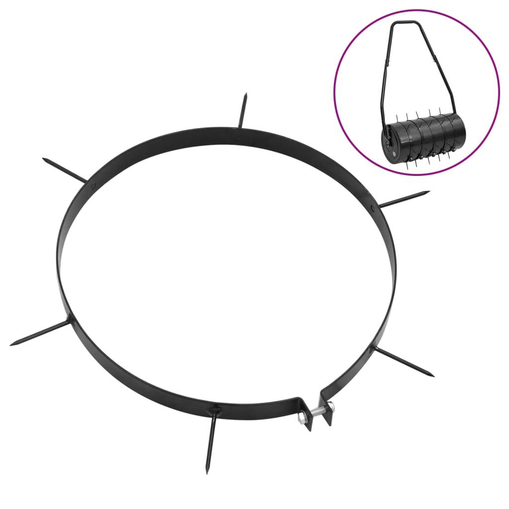 Vidaxl - Colliers aérateurs de pelouse 5 pcs avec pointes Ø 30 cm fer vidaXL 154465 - Image 2