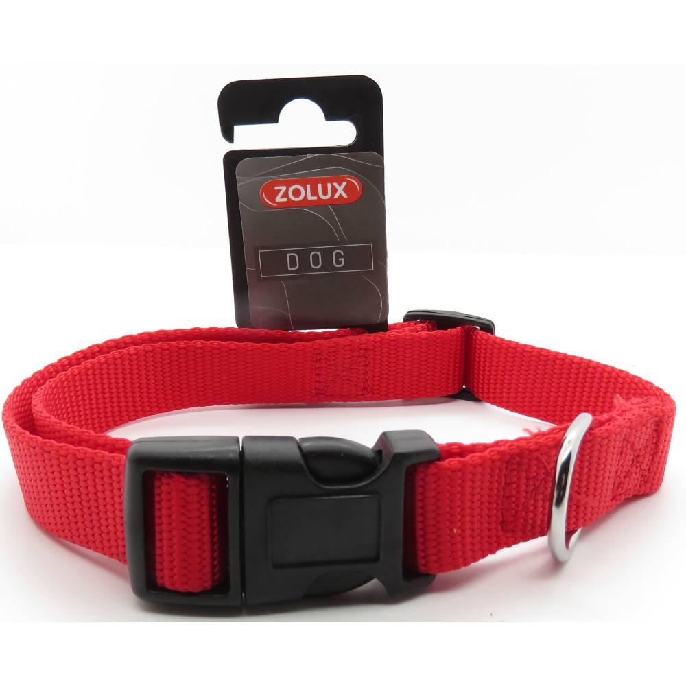 Zolux - zolux - Collier nylon 40-50  cm x 20 mm rouge pour chien - Image 3