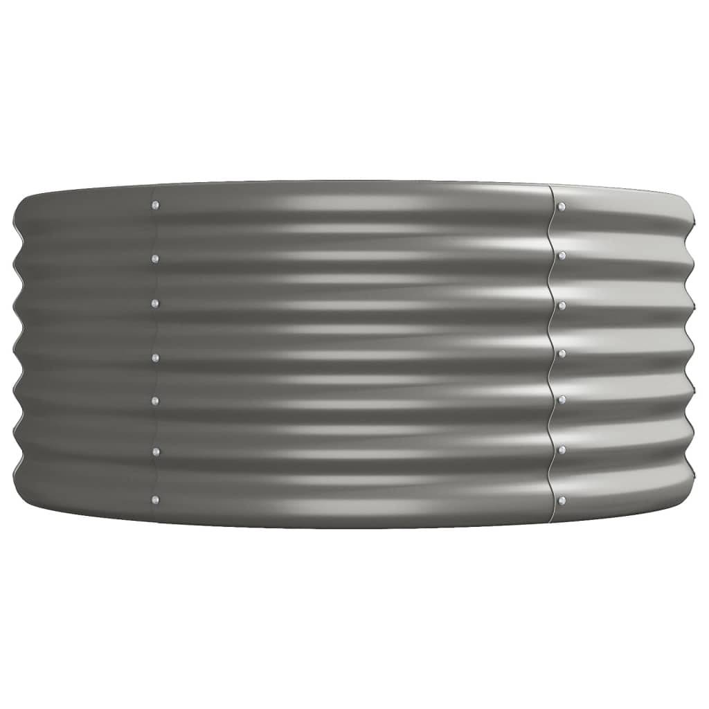 Potager surélevée acier galvanisé jardin Gris 296x80x36 cm – ComfortXL Outdoor Living - Image 4