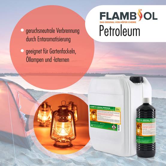 Pétrole de chauffage FLAMBIOL® en bidon de 20 L x 12 - Image 3