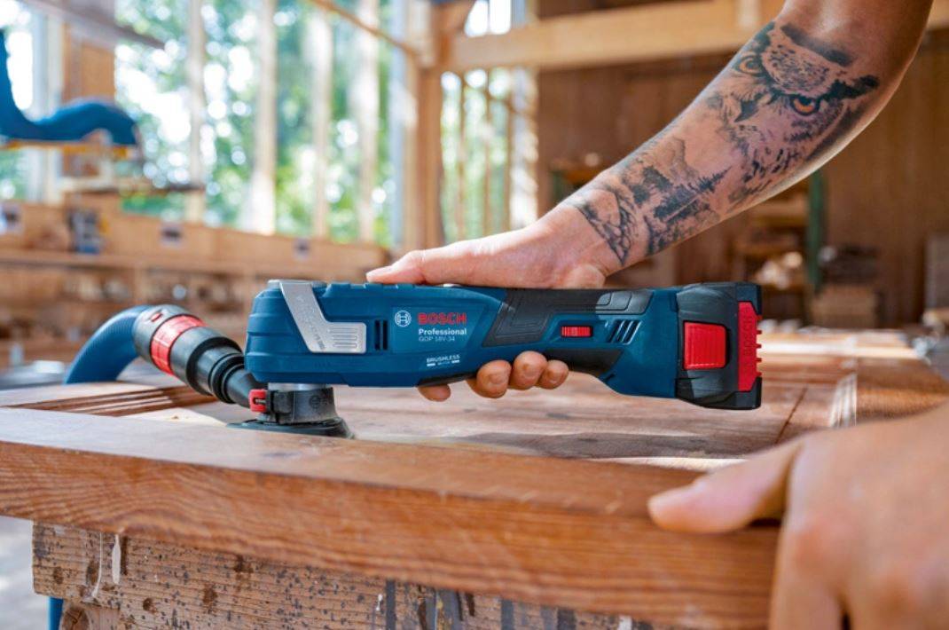 Bosch - Découpeur - ponceur GOP 18V-34 BOSCH - sans batterie - L-BOXX - 06018G2000 - Image 4