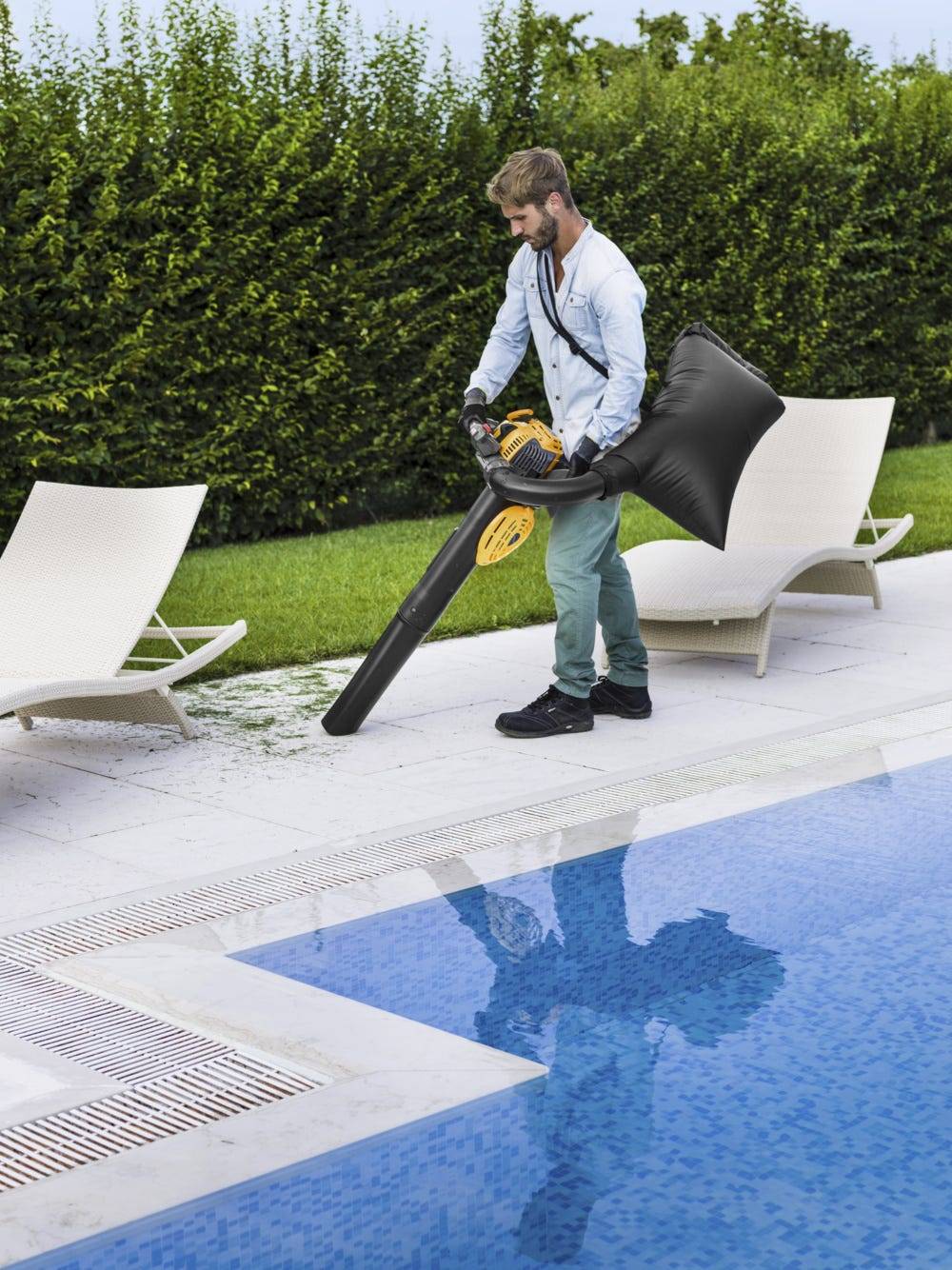 Stiga - Aspirateur et souffleur BL 530 V, moteur 27,6 cc, débit 10,2 m³/min, sac 55 L, lame mulching - STIGA - Image 8