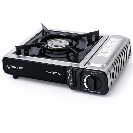 Réchaud à gaz de camping 1 feu avec valisette Nomagaz - Image 1