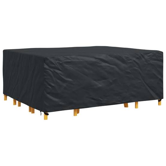 Housse de mobilier tissu 420D noir 250 x 210 x 90 cm - PANGIVO - Image 3