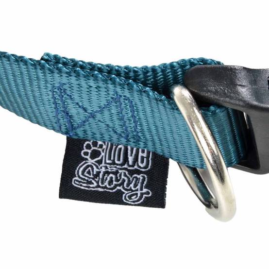 Love Story - Collier Réglable Chien "Essentiel" 25-35cm Émeraude - Image 3