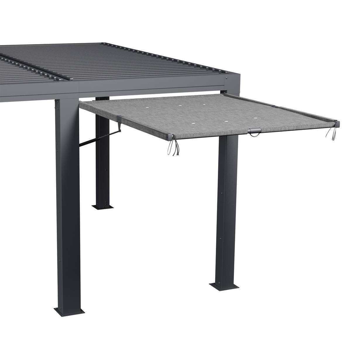 Hesperide - Auvent petit modèle pour pergola bioclimatique "Majaé" 3,6x3,6m - Hespéride - Image 2