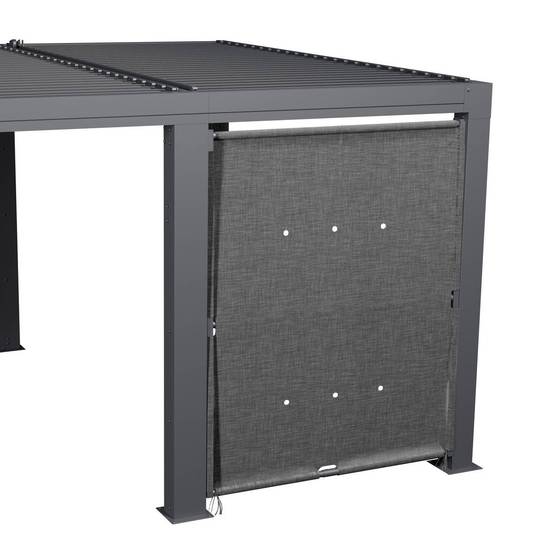 Hesperide - Auvent petit modèle pour pergola bioclimatique "Majaé" 3,6x3,6m - Hespéride - Image 3