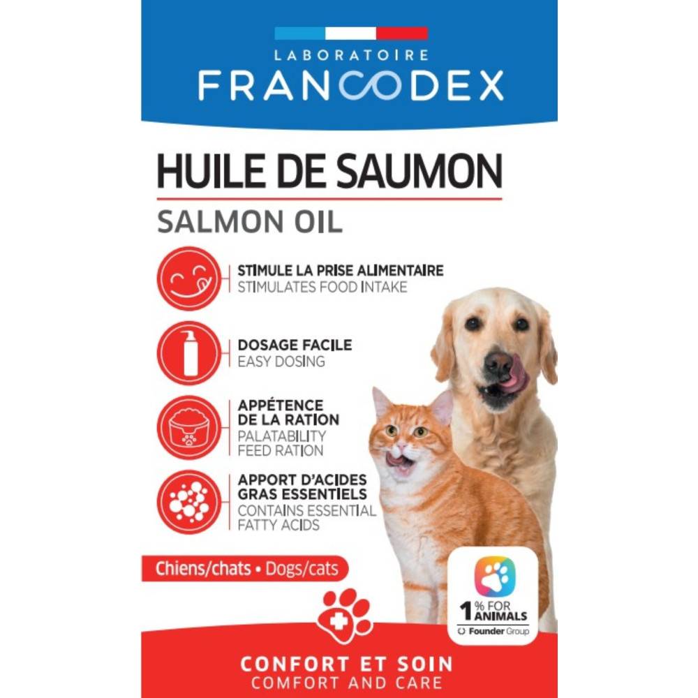 Francodex - Huile de Saumon Pour chiens et chats, flacon de 500 ml - Image 3