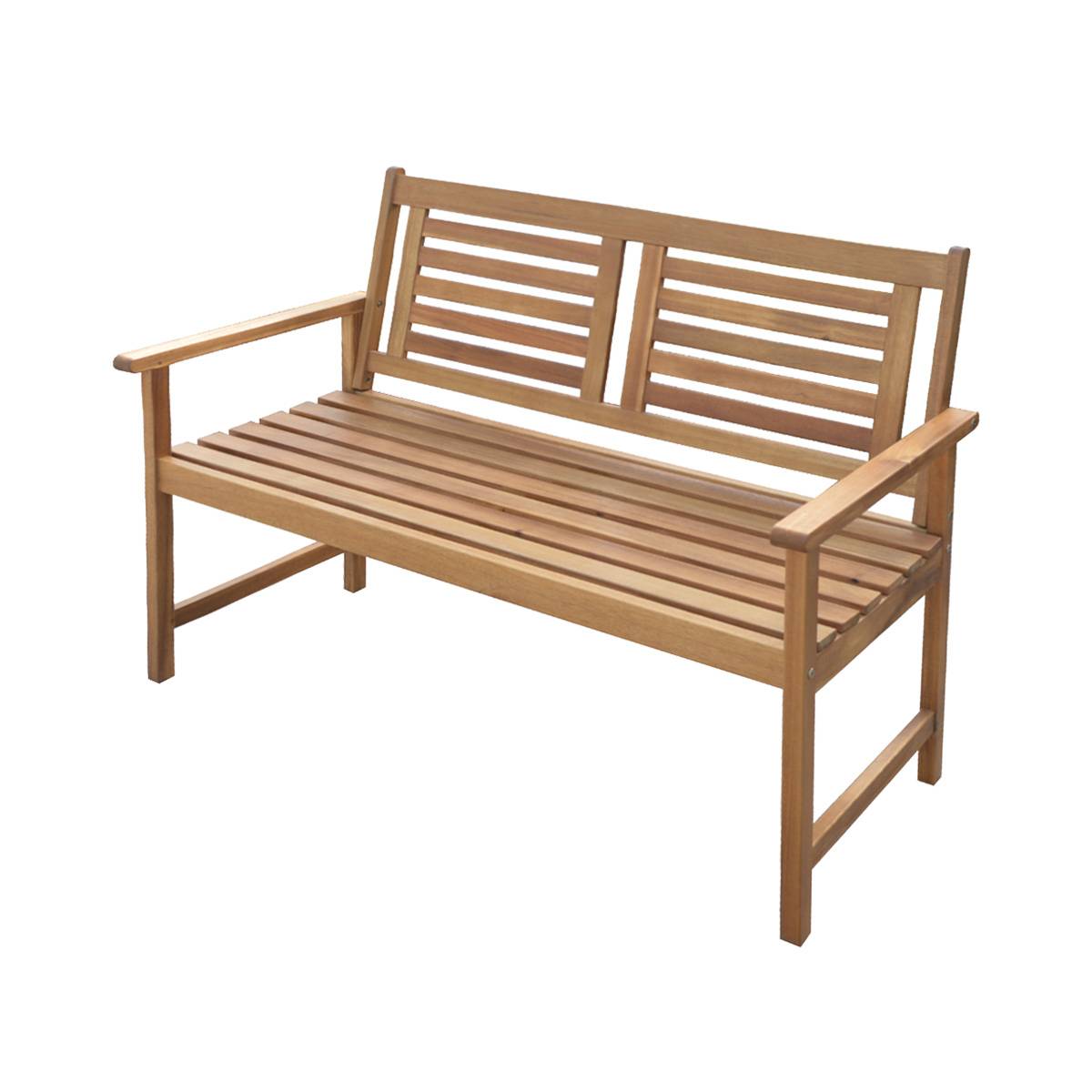 Banc Fidgi petit modèle en acacia - Cémonjardin - Image 2