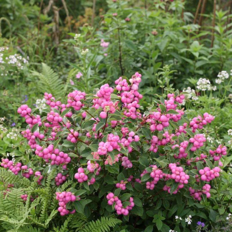 Symphorine Magical® Temptation 'Kolmatemta', Symphoricarpos à fleurs Blanche - feuillage Caduc - Godet - 5/20 cm-  hauteur à maturité De 1,00 m à 1,50 - Image 5