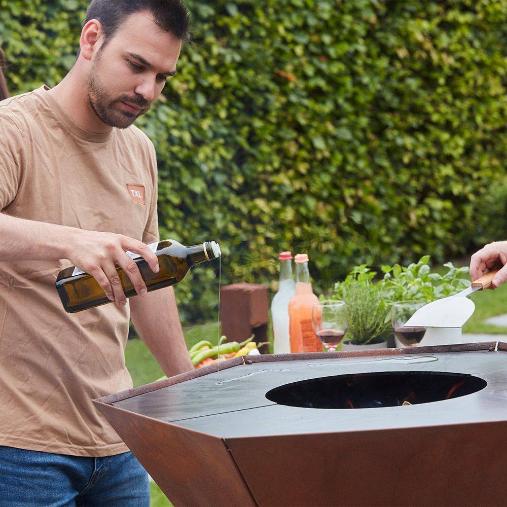 Barbecook - Brasero Nestor Original - Acier corten - Image 5