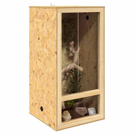 Vidaxl - Terrarium Marron 50 x 50 x 100 cm OSB vidaXL 876732 - Image 4
