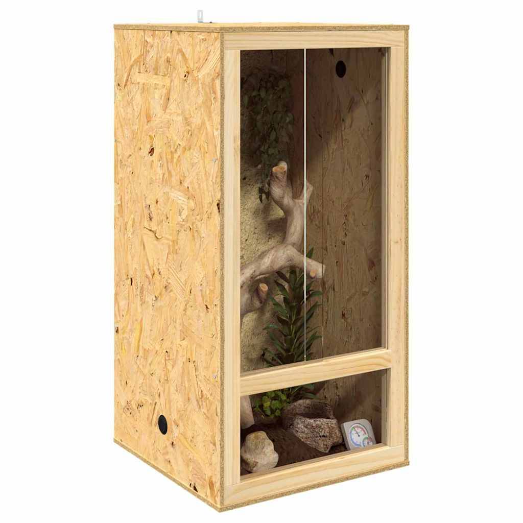Vidaxl - Terrarium Marron 50 x 50 x 100 cm OSB vidaXL 876732 - Image 4
