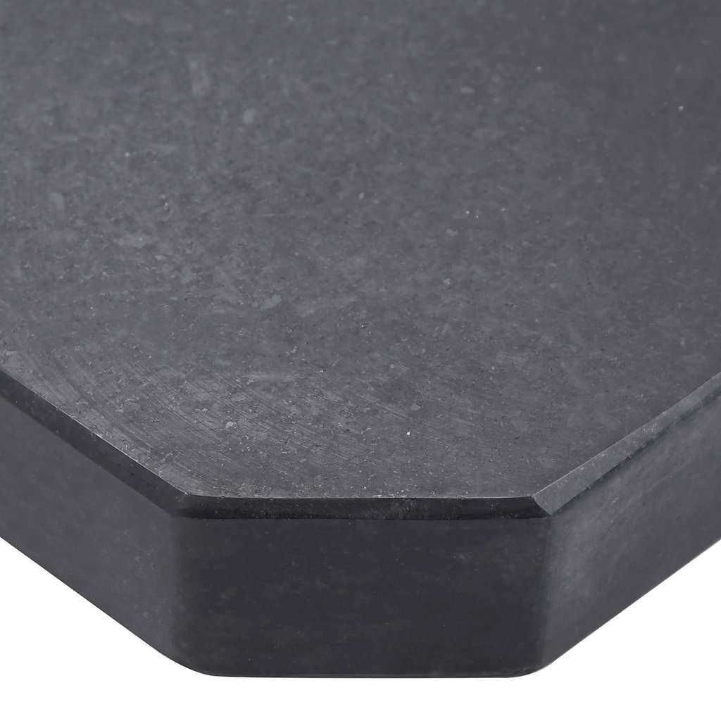 Vidaxl - Plaque de poids de parasol Noir Granite Carré 25 kg vidaXL 313669 - Image 4