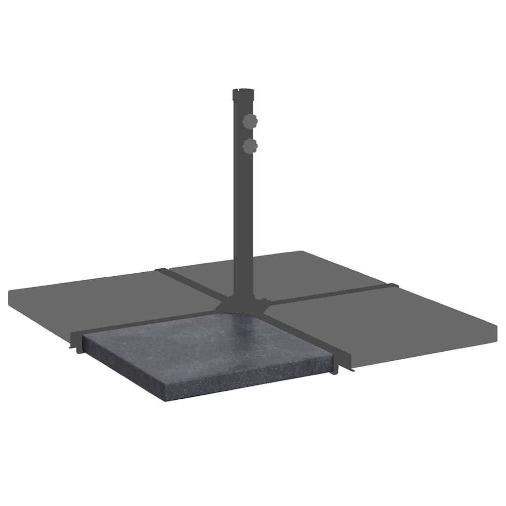 Vidaxl - Plaque de poids de parasol Noir Granite Carré 25 kg vidaXL 313669 - Image 5