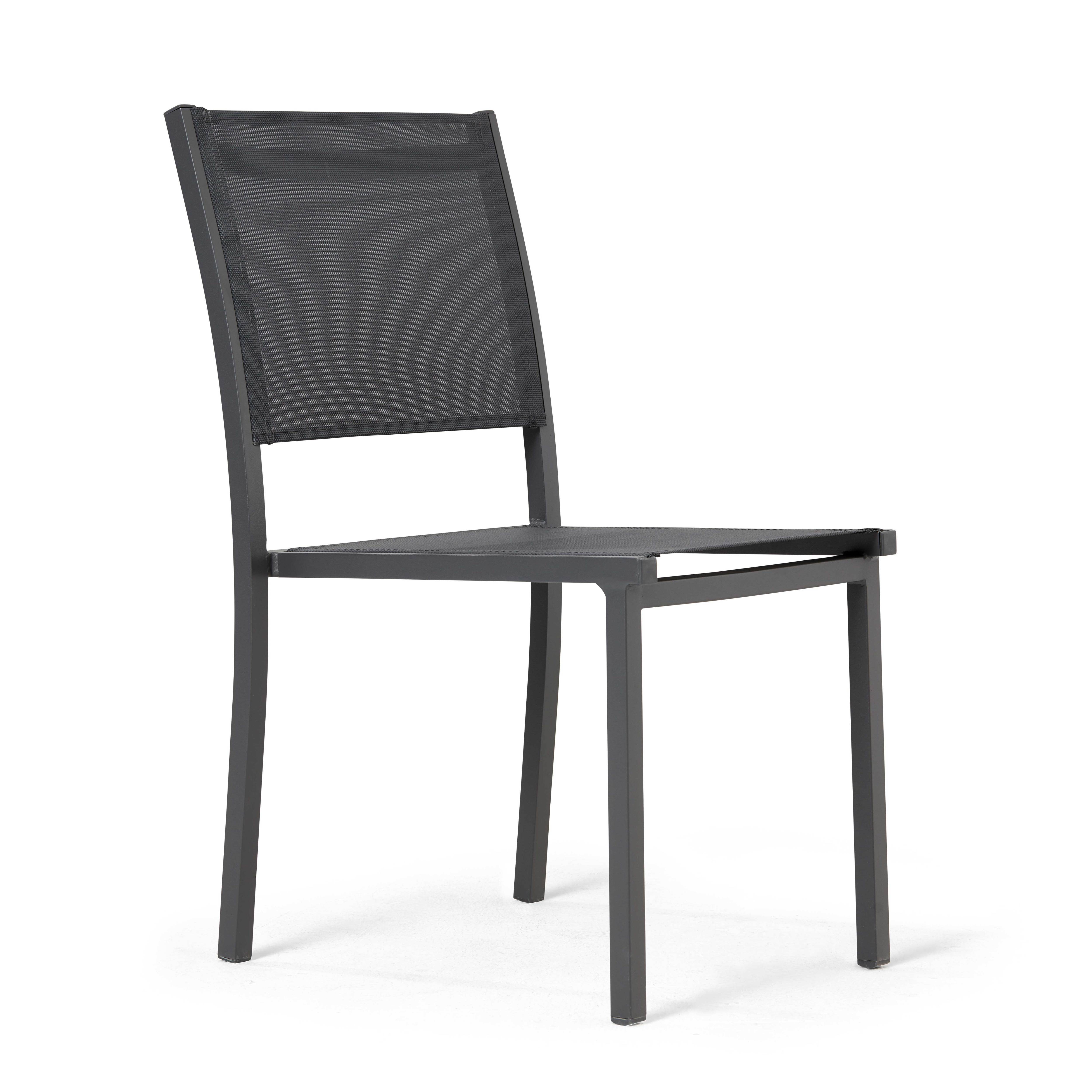 Oviala - Ensemble table de jardin et 8 fauteuils effet bois grisé Tivoli - Oviala - Image 5