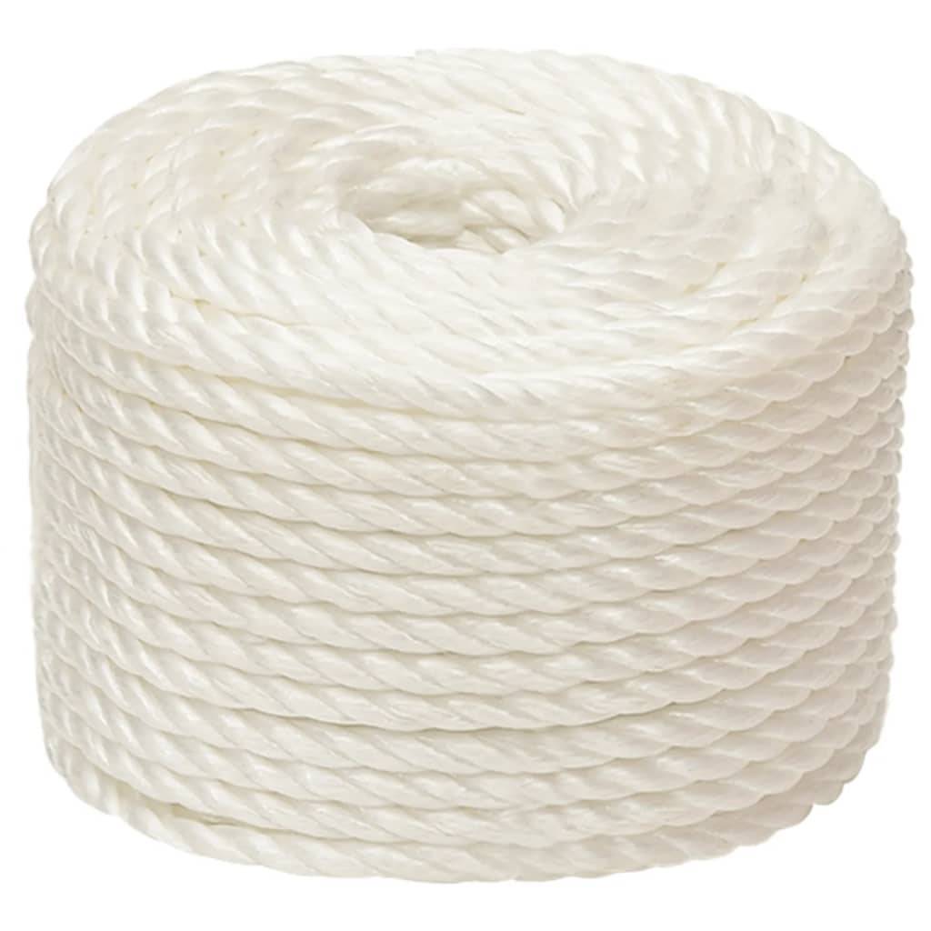 Corde de travail Blanc 12 mm 25 m polypropylène Maison Chic