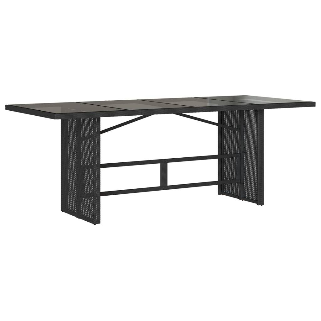 ComfortXL - Set de Table et Chaises de Jardin Noires pour 6, Fauteuils Inclinables et Plateau Verre 190cm – ComfortXL Outdoor Living - Image 5