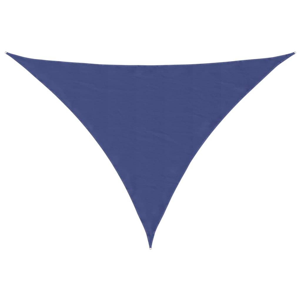 Voile d'ombrage - Voile solaire tissu oxford triangulaire 3x4x5 m bleu - Image 1