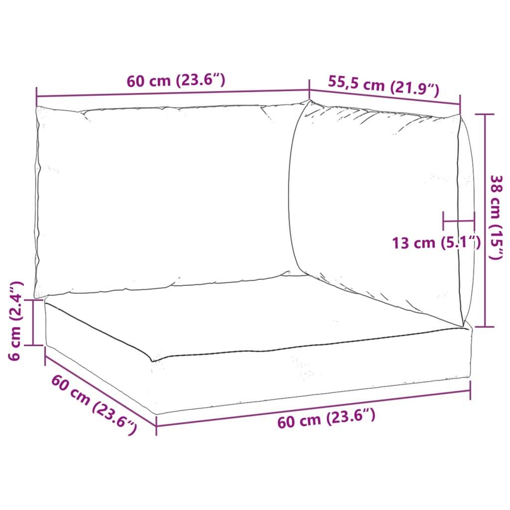 ComfortXL - Set 3 Coussins Canapé Palette Tissu Oxford Imperméable pour Salon de Jardin Anthracite – ComfortXL Outdoor Living - Image 10
