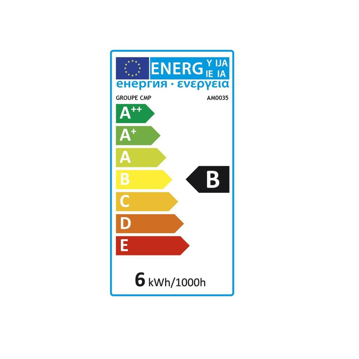 The Home Deco Factory - Ampoule PS160 Filaments LED "Spiral" 6W Ambre - Image 3