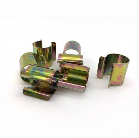 Lot de 25 - Clips de fixation en acier nickelé - Diamètre 40 - Image 1