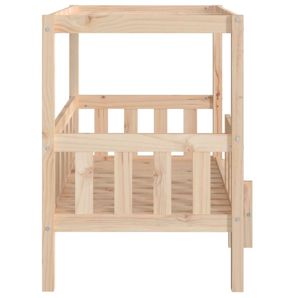 Vidaxl - Lit pour chien 95,5x73,5x90 cm Bois de pin solide vidaXL 822382 - Image 7