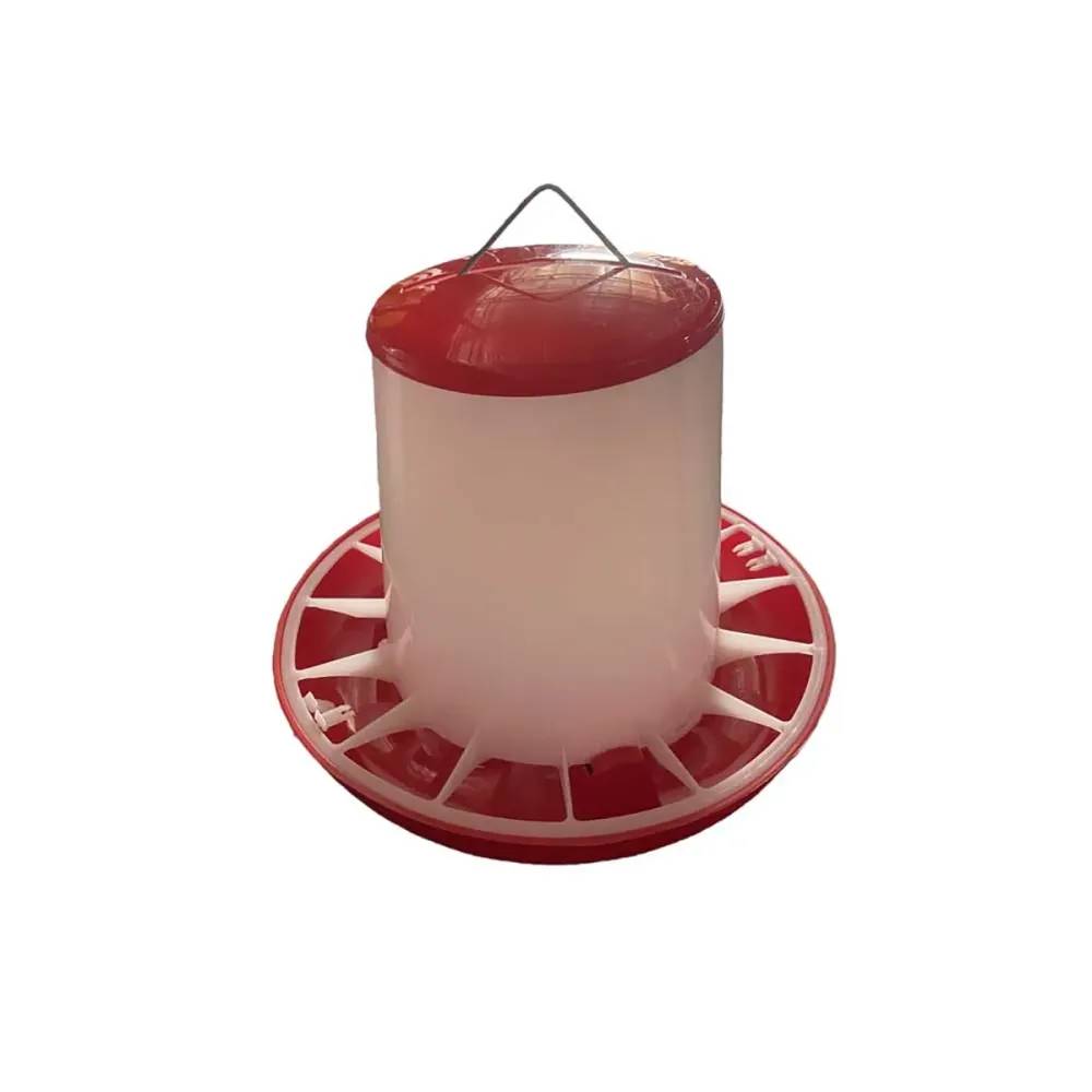 Mangeoire plastique avec poignée 9 kg pour volailles et pigeons - Image 1