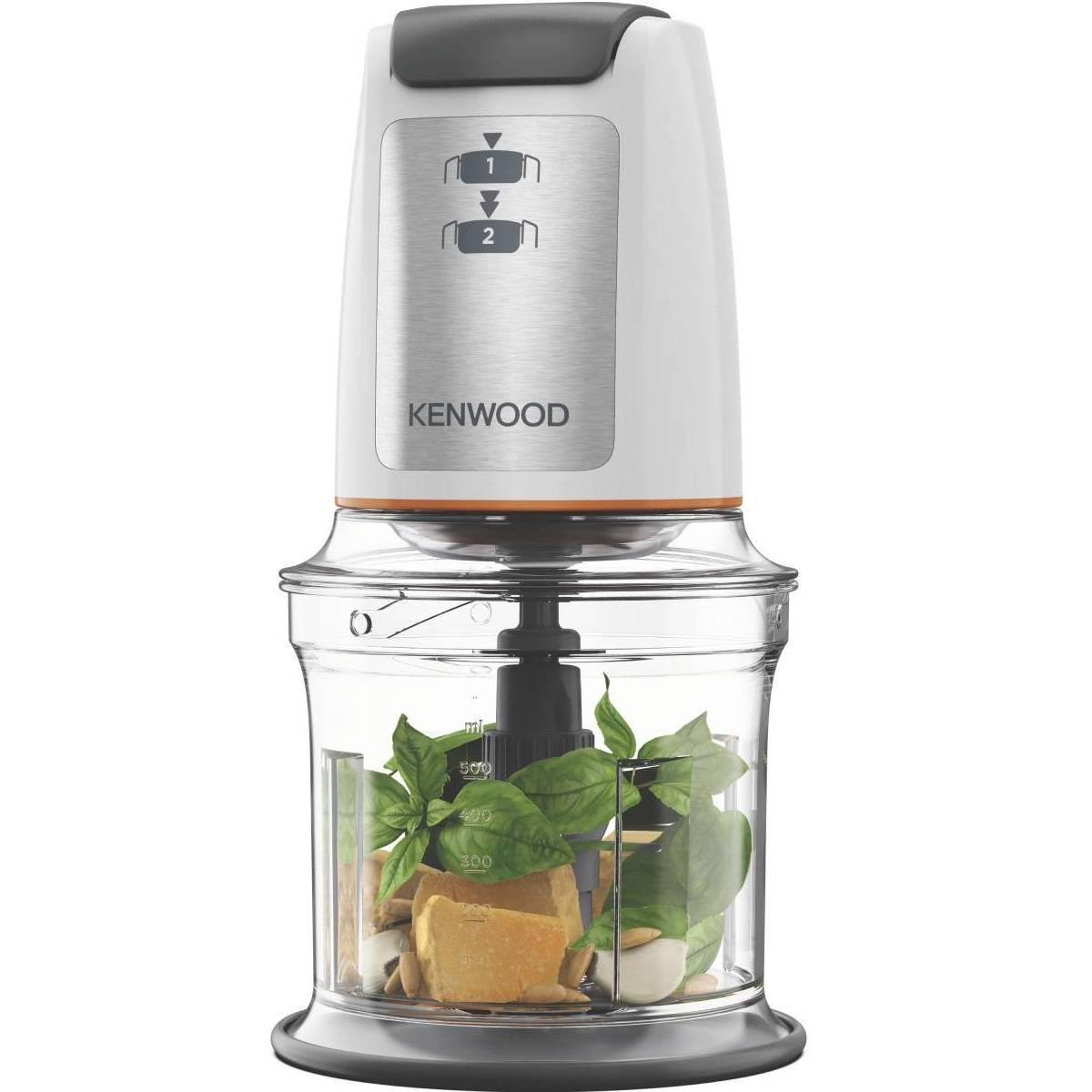 Hachoir Electrique Mini-hachoir - KENWOOD - CHP61.100WH - 500 W - 0,8 L - 4 lames en acier inoxydable - Blanc - Image 4