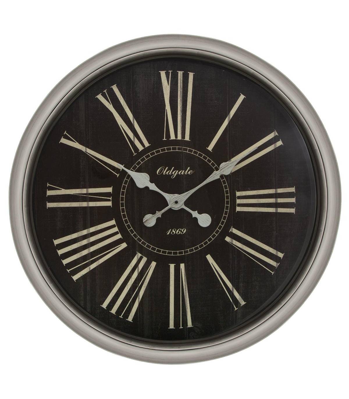 Grande Pendule murale avec moulures vintage et rétro D 76 cm - Image 1