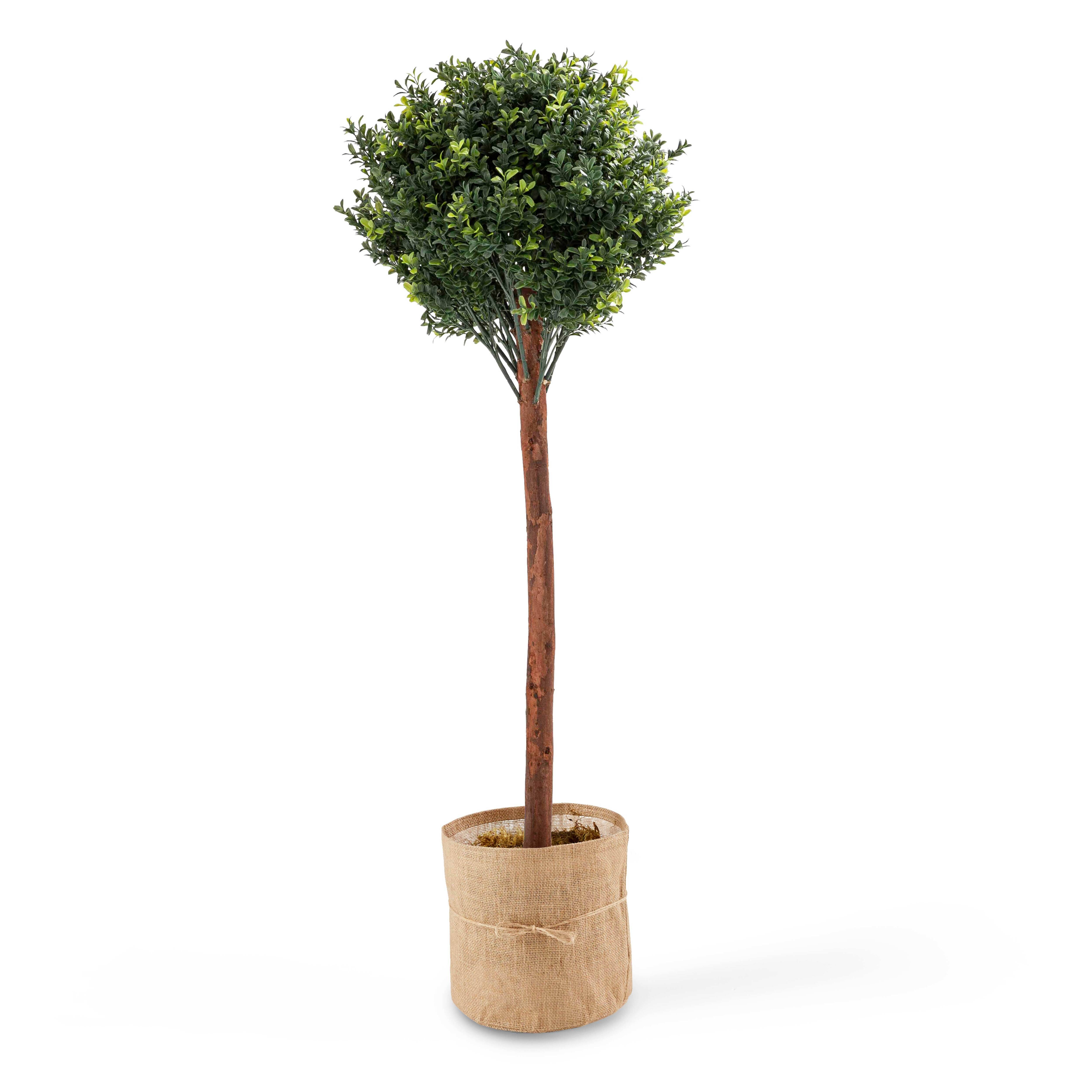 Oviala - Plante artificielle avec pot polyèthylène vert - Oviala - Image 1