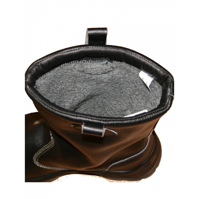 Botte fourrée SINGER Cuir noir S3 SRC - Taille 45 - BREME - Image 3