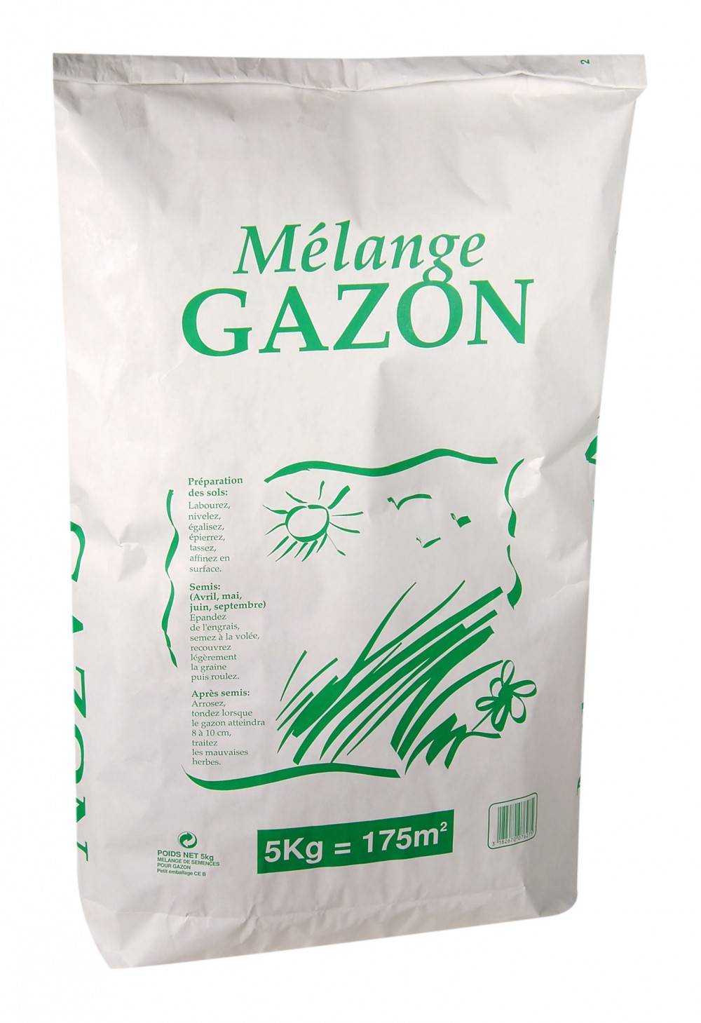 Centrale Brico - Gazon universel, 5 kg, 175 m² Centrale Brico - Image 1