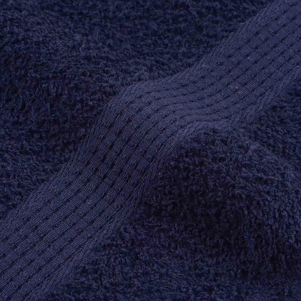 Ensemble de serviettes FROGN 12 pcs bleu marine 360 g/m² Maison Chic - Image 7