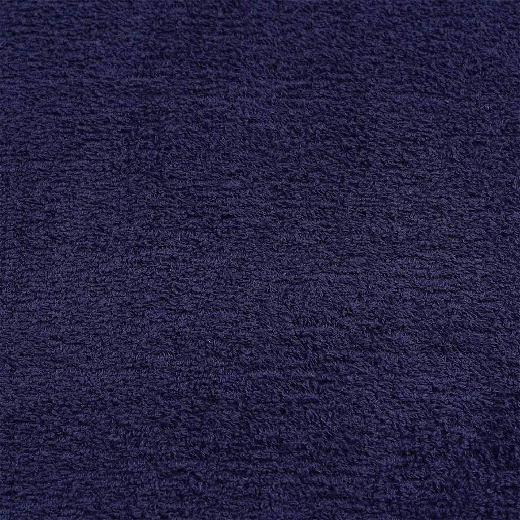 Ensemble de serviettes FROGN 12 pcs bleu marine 360 g/m² Maison Chic - Image 5