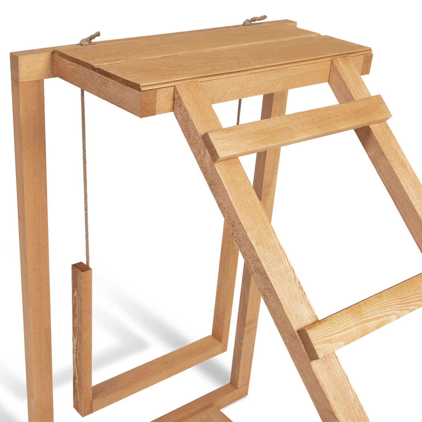 Aire de jeux en bois pour poules avec balançoire et perchoir - Image 3
