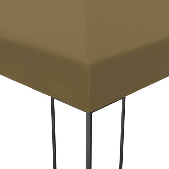 Tonnelle de Terrasse Rectangulaire Acier avec Éclairage LED pour Soirées Taupe 3x4 m – ComfortXL Outdoor Living - Image 6