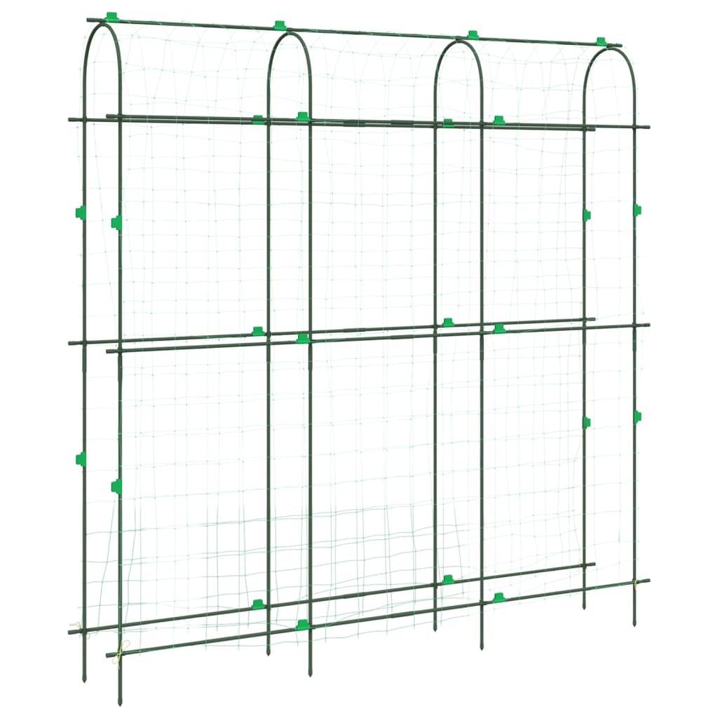 Grillage de jardin - Clôture à treillis - Treillis de jardin pour plantes grimpantes 4 pcs forme en U - Image 7
