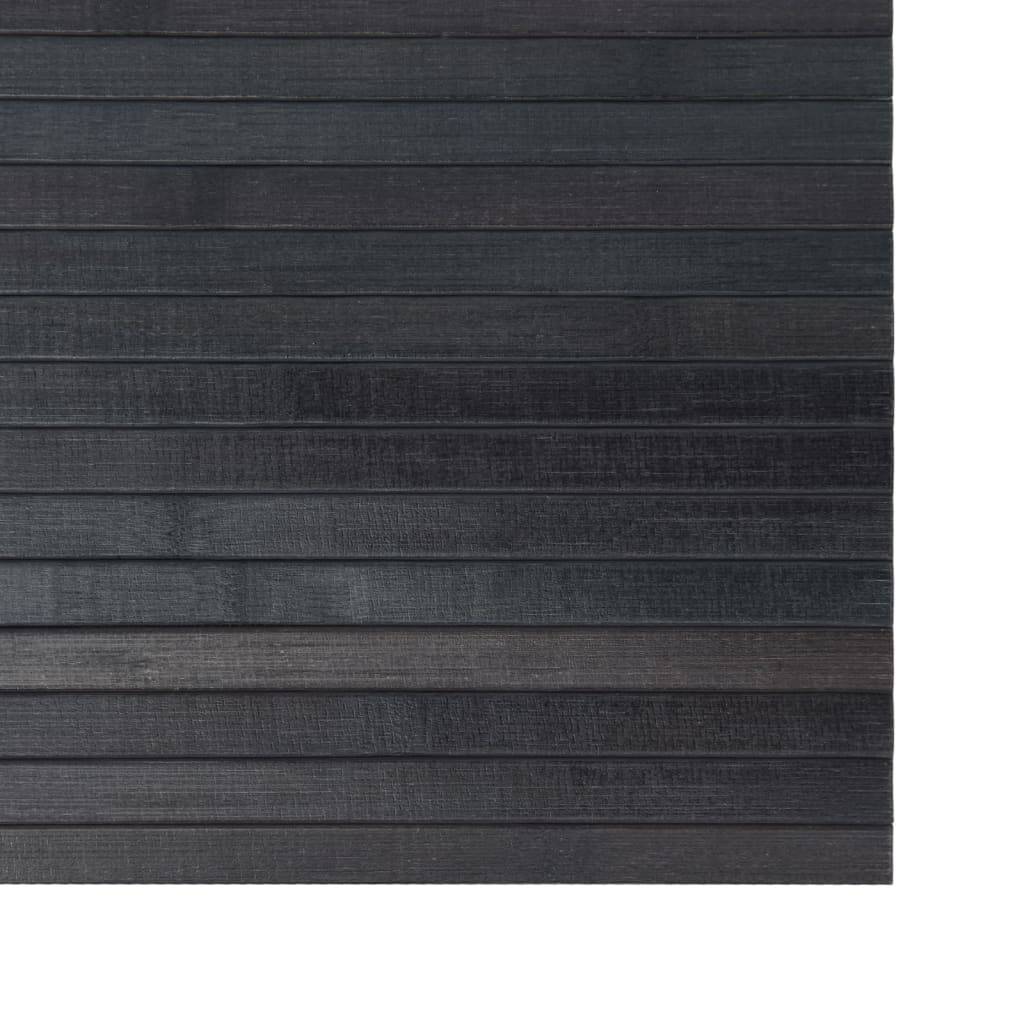Tapis de Sol Moderne en Bambou Antidérapant pour Décoration de Salon ou Couloir Gris 100x300 cm – ComfortXL Outdoor Living - Image 6